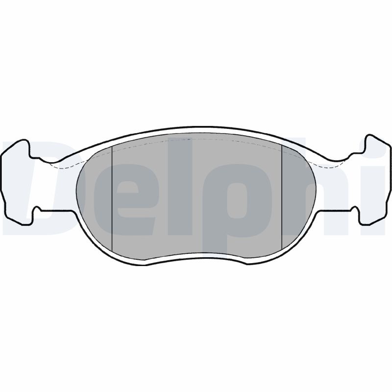 Set placute frana DELPHI LP1385