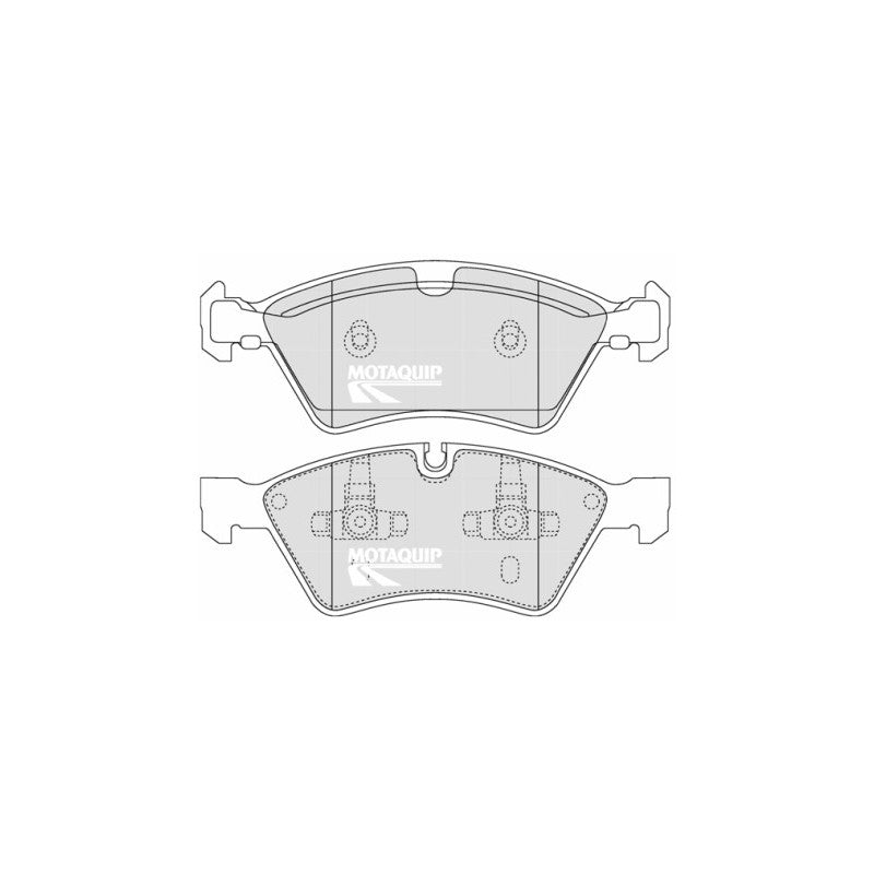 Set placute frana MOTAQUIP LVXL1329