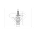 Kit protectie amortizor HUTCHINSON KP009