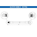 Furtun frana ATE 24.5101-0280.3