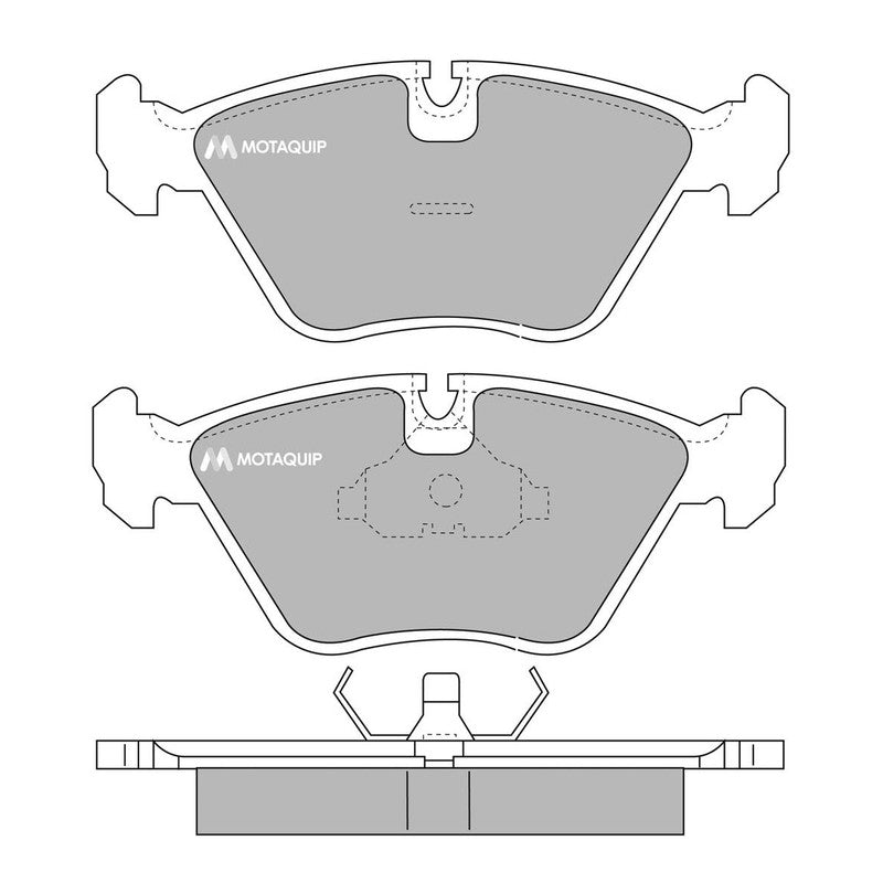 Set placute frana MOTAQUIP LVXL539