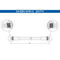 Furtun frana ATE 24.5201-0191.3