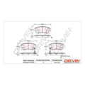 Set placute frana Dr!ve+ DP1010.10.1070