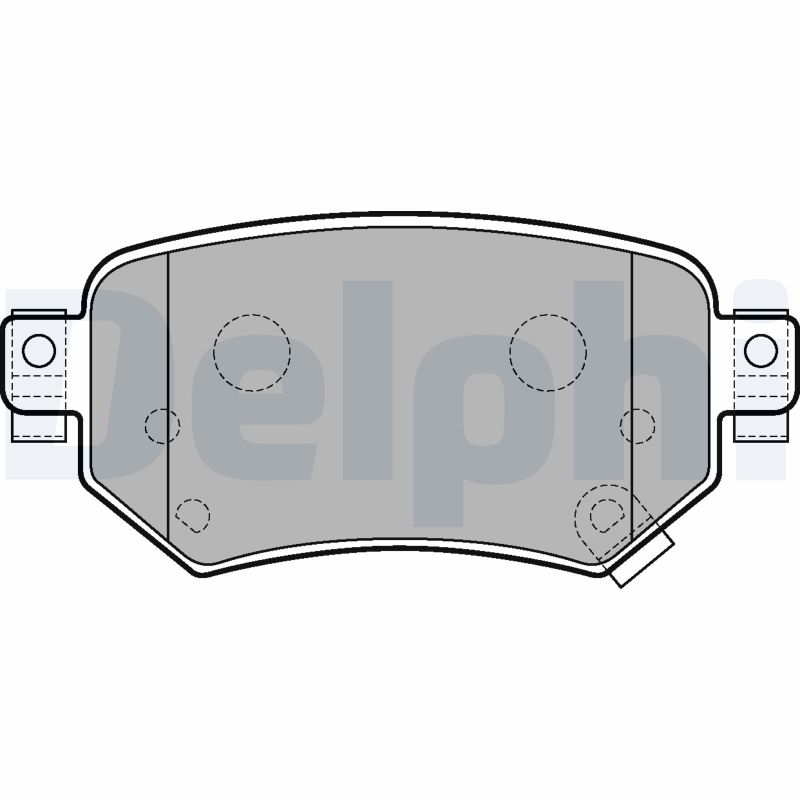 Set placute frana DELPHI LP3234
