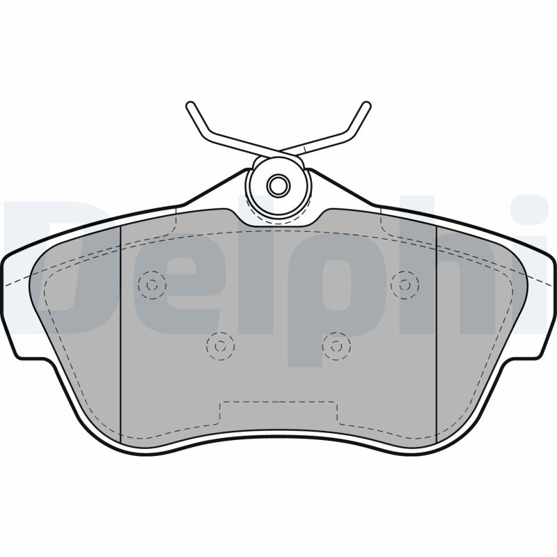 Set placute frana DELPHI LP2071