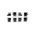 Kit accesorii placute frana FEBI BILSTEIN 182711