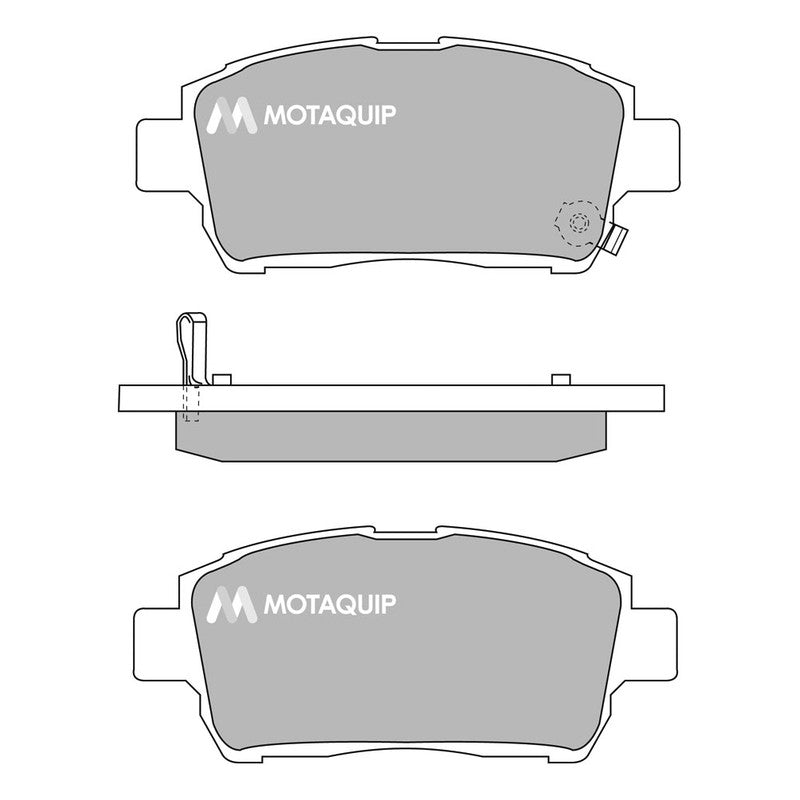 Set placute frana MOTAQUIP LVXL1012