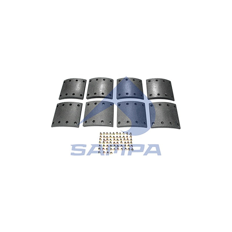 Set garnituri frana tambur SAMPA 096.629C