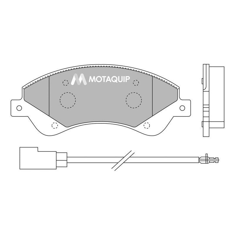 Set placute frana MOTAQUIP LVXL1302