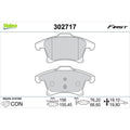 Set placute frana VALEO 302717
