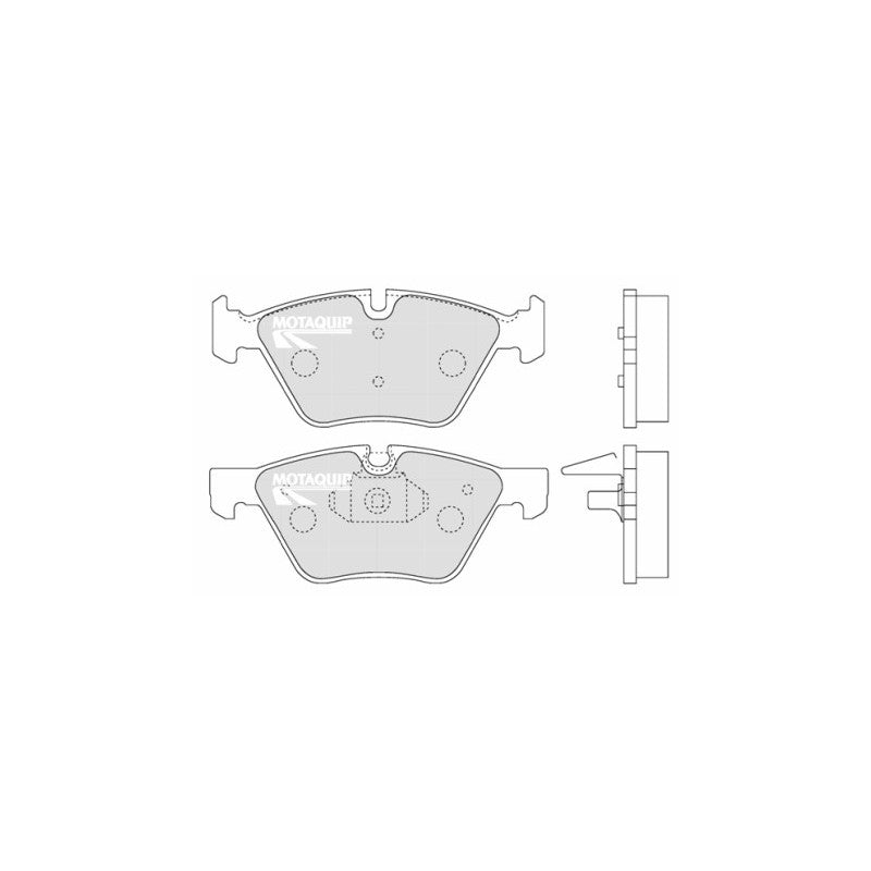 Set placute frana MOTAQUIP LVXL1292