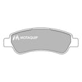 Set placute frana MOTAQUIP LVXL1341