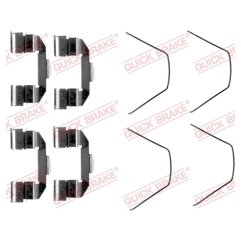 Kit accesorii placute frana QUICK BRAKE 109-1607