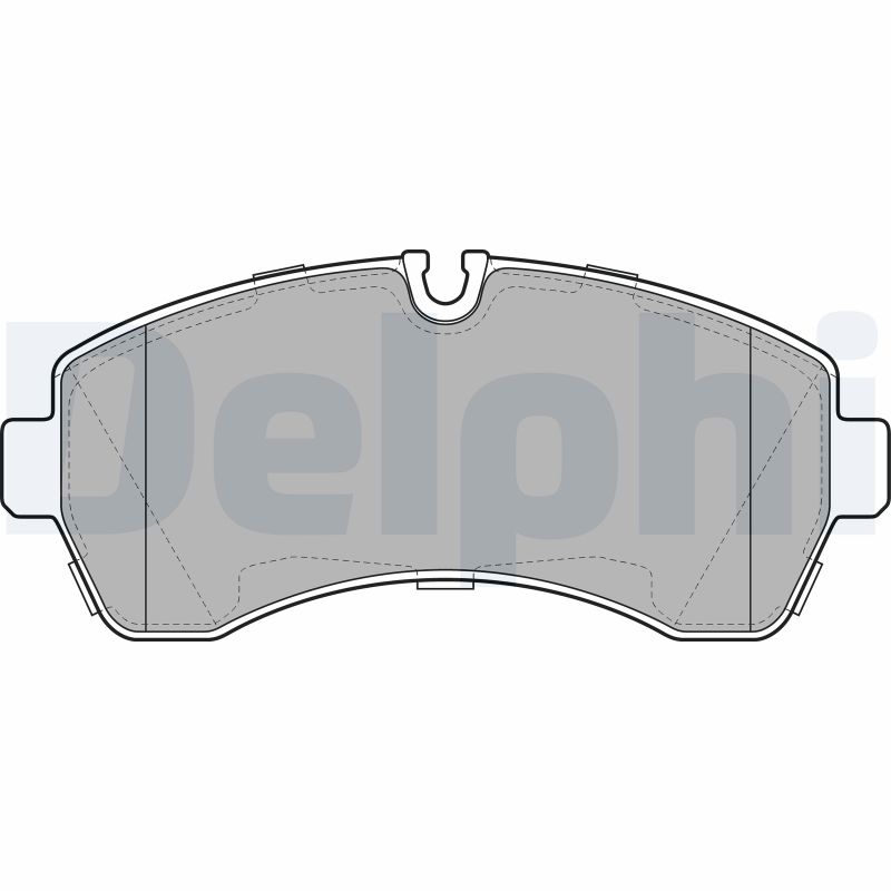 Set placute frana DELPHI LP1981