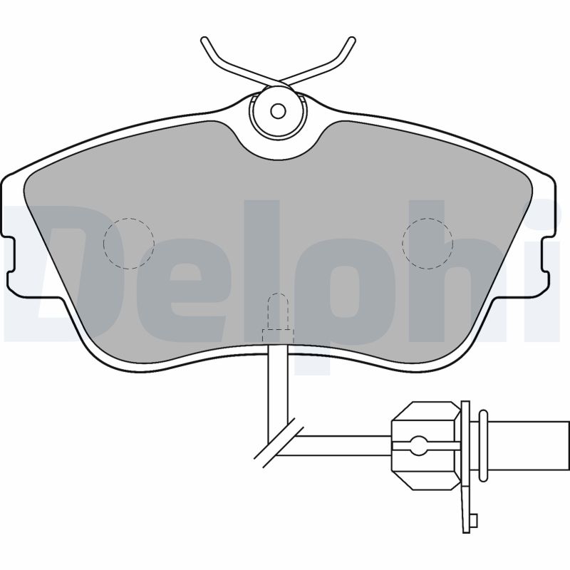 Set placute frana DELPHI LP1542