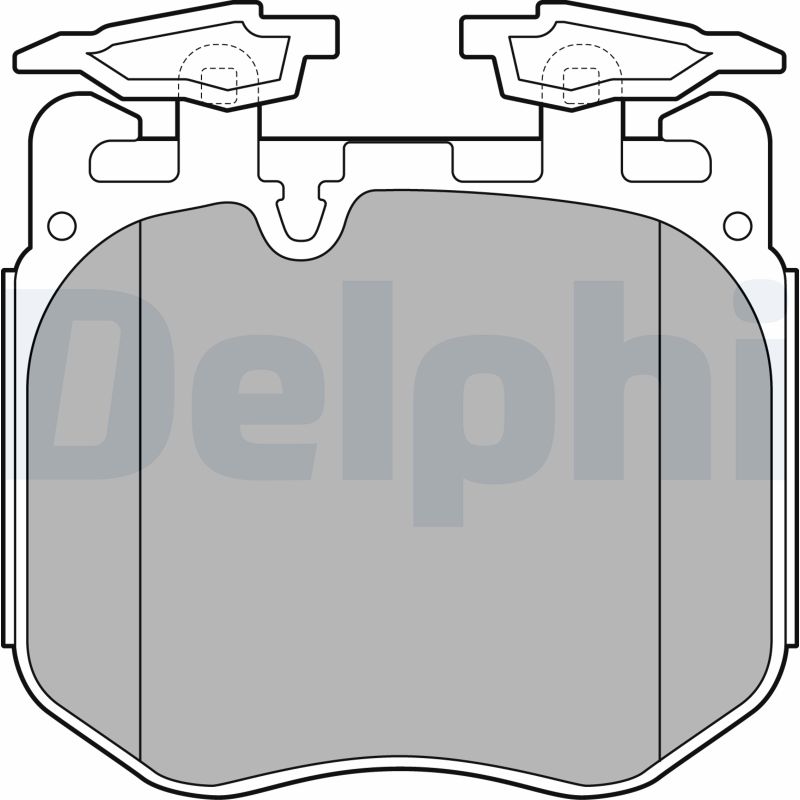 Set placute frana DELPHI LP3304