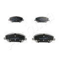 Set placute frana Ashika 50-0H-H25