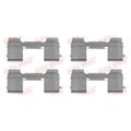 Kit accesorii placute frana QUICK BRAKE 109-1726