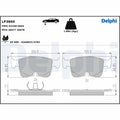 Set placute frana DELPHI LP3860
