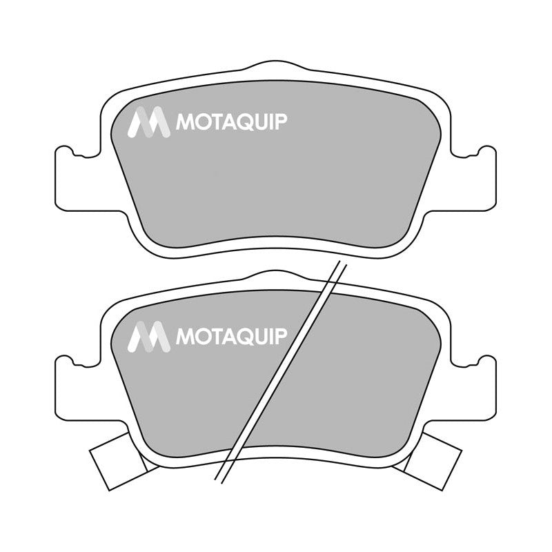 Set placute frana MOTAQUIP LVXL1406