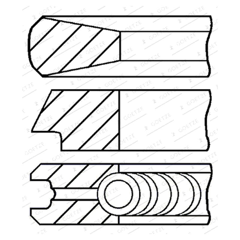 Set segmenti GOETZE 08-424000-00