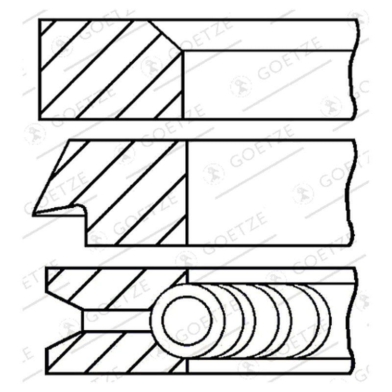 Set segmenti GOETZE 08-302200-00