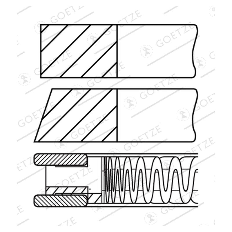 Set segmenti GOETZE 08-447800-00