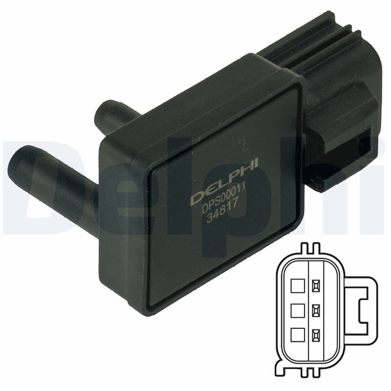 Senzor presiune gaze evacuare DELPHI DPS00011