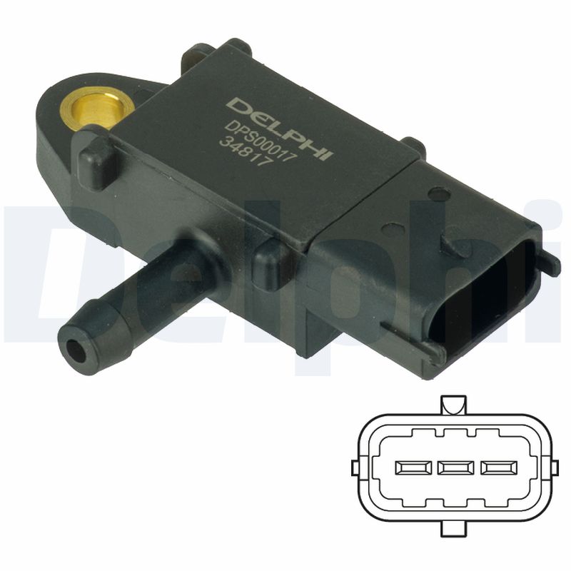Senzor presiune gaze evacuare DELPHI DPS00017
