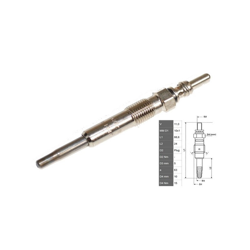 Glow Plug, parking heater FAST FT82726