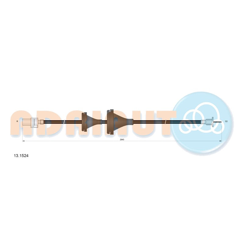 Senzor ABS HUCO 131524