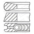 Set segmenti GOETZE 08-122200-00