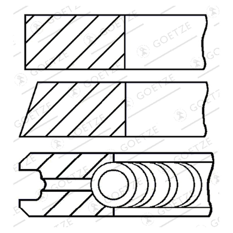 Set segmenti GOETZE 08-435700-00