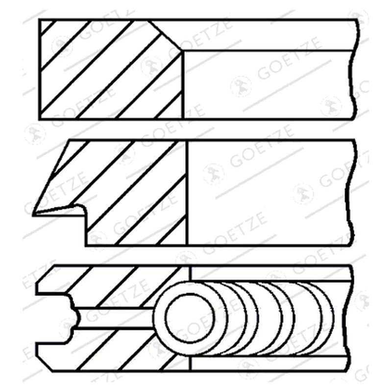 Set segmenti GOETZE 08-427707-00