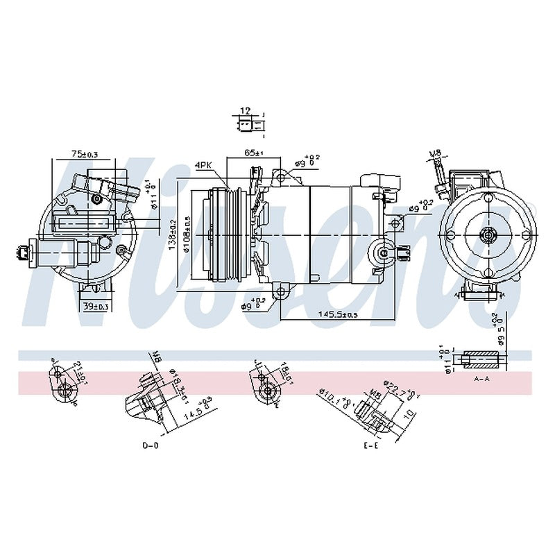 Suport motor KAMOKA 890794