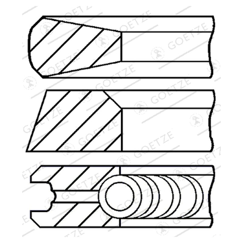 Set segmenti GOETZE 08-155200-00