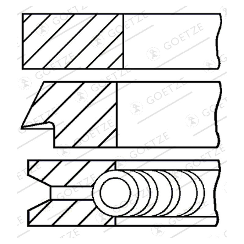 Set segmenti GOETZE 08-425300-00
