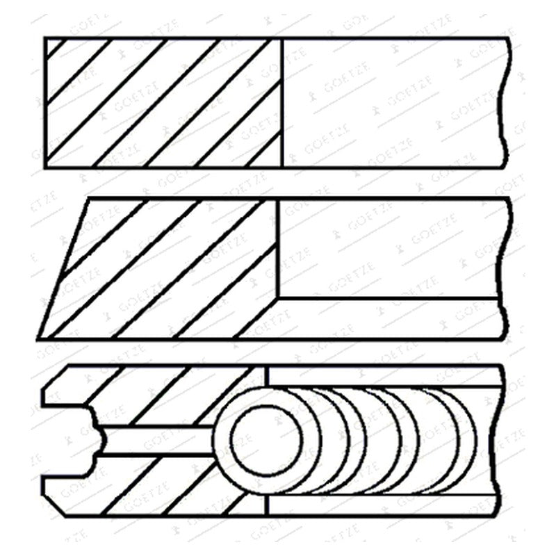 Set segmenti GOETZE 08-447500-00