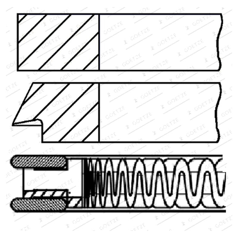 Set segmenti GOETZE 08-424300-00