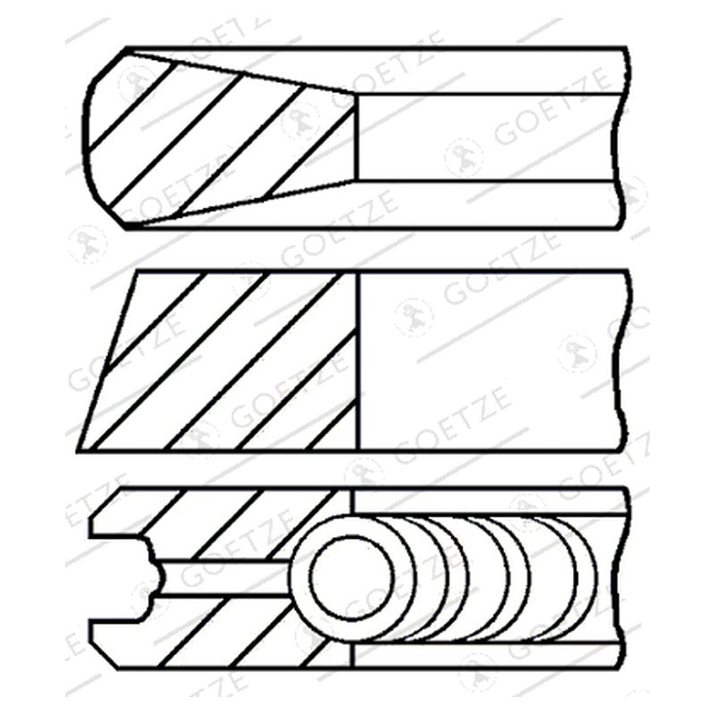 Set segmenti GOETZE 08-102900-00