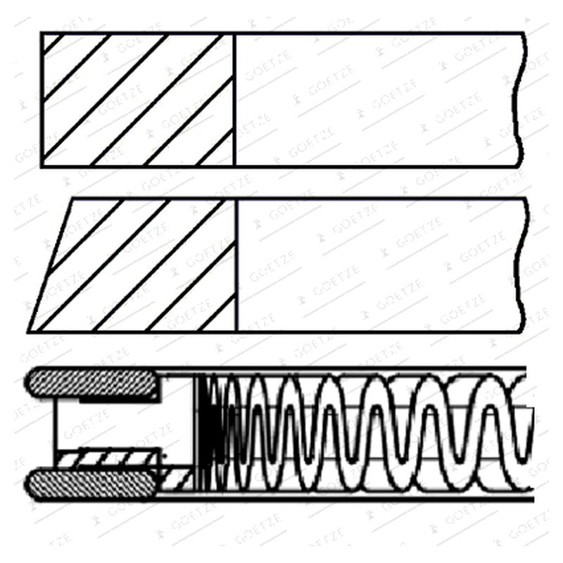 Set segmenti GOETZE 08-436907-00
