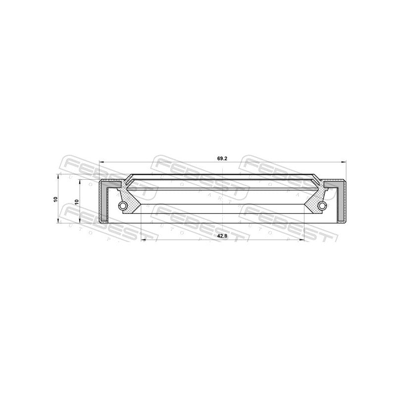 Simering transfer FEBEST 95IAS-44691010X