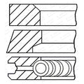 Set segmenti GOETZE 08-445100-00