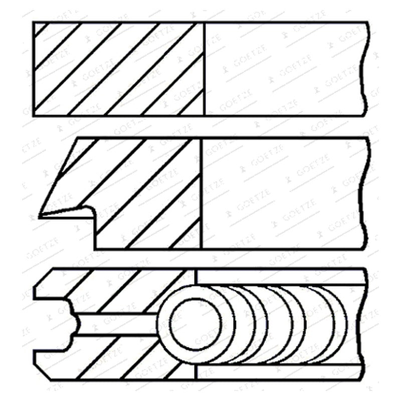 Set segmenti GOETZE 08-446100-00