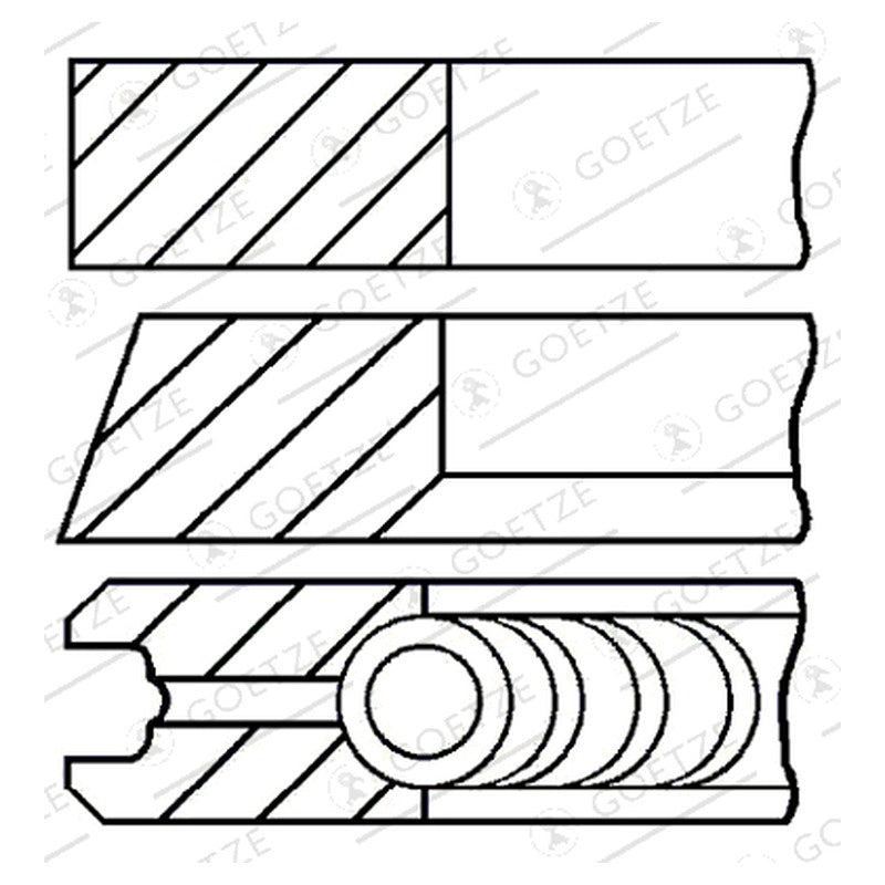 Set segmenti GOETZE 08-990107-00