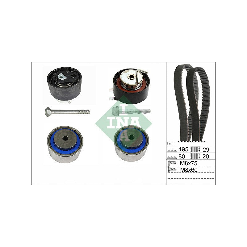 Kit distributie INA 530 0766 10