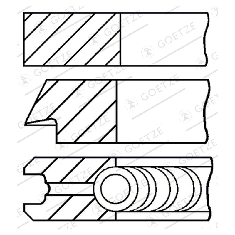 Set segmenti GOETZE 08-439300-00