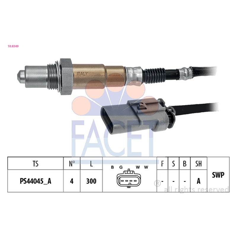 Sonda lambda BOSCH 0 258 010 00C
