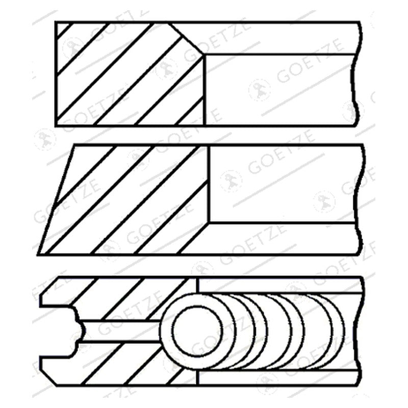 Set segmenti GOETZE 08-139800-00
