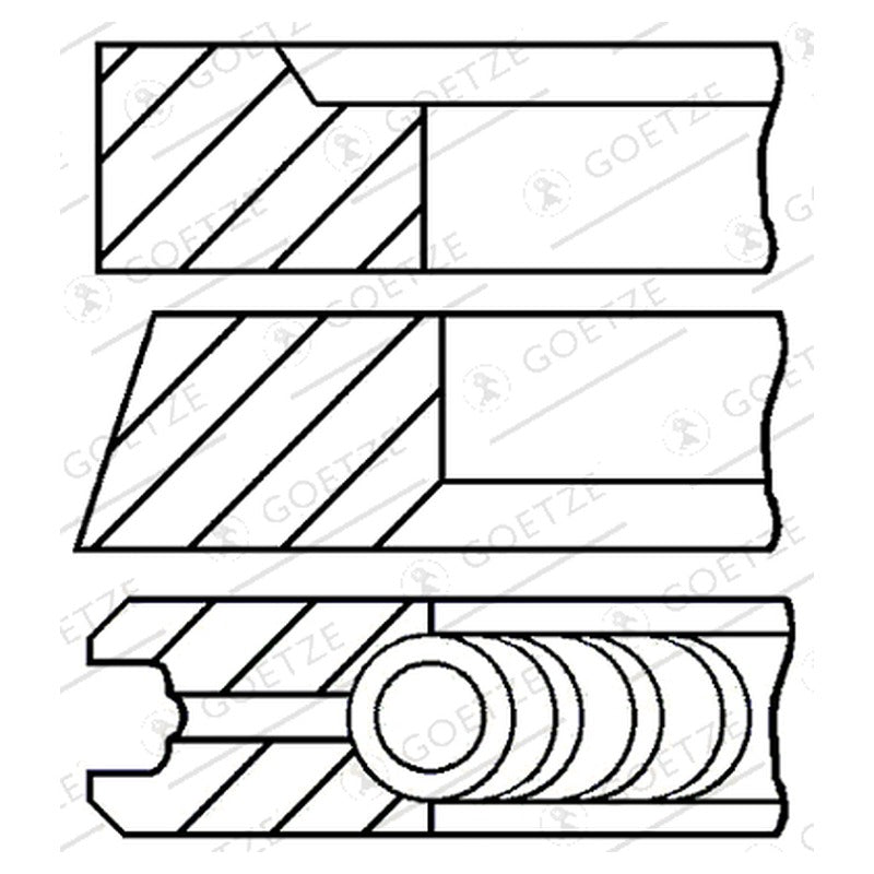 Set segmenti GOETZE 08-421000-00